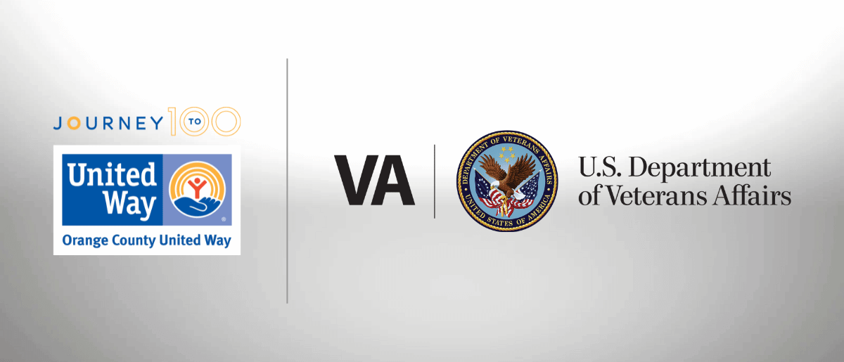 Orange County United Way And U.S. Department Of Veterans Affairs Logos