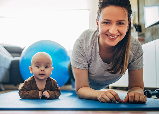 211OC LiftUp Challenge - mom and child planking